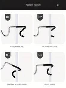4pcs Stainless Steel Camping Hooks - Durable Multifunctional, Suitable For Hanging Lights, Clothes And Accessories. Perfect For Outdoor Adventures And Camping Gear, Also A Perfect Gift Choice For Christmas And Halloween. - Multicolor - View 10