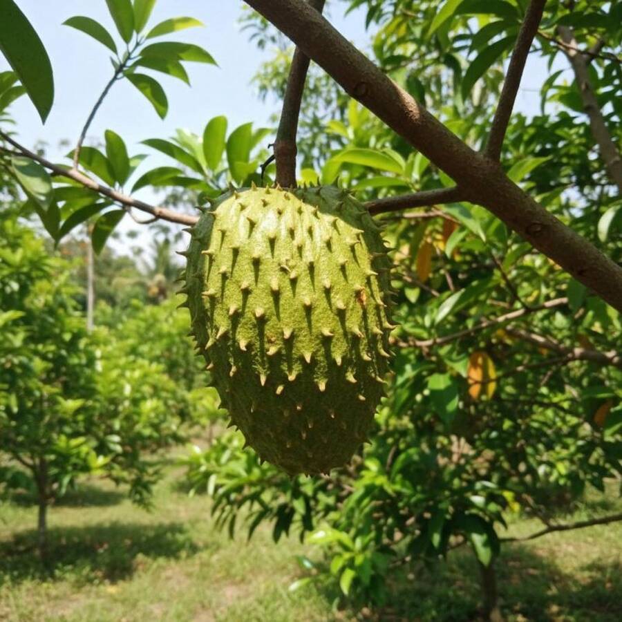 35 Pcs Custard Seeds, Compact Tree Habit, Balcony & Patio Planting - 35 Seed - View 1