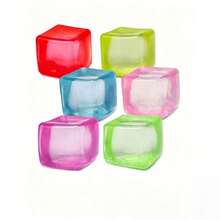 Schylling Cube - 舒缓压力、趣味十足的感官玩具，方形慢回弹软萌玩具，生日礼物 - 圣诞礼物，完美礼物 - 慢回弹软萌玩具 - 趣味解压玩具 - 彩色 - 查看 3