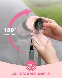 Portable Handheld Turbo Fan, 5 Gear Wind, Battery Operated, Up To 12 Working Hours, 3 IN 1 Hand Fan With Air Turbo Tech Cooling Fan For Outdoor Activities, Travel, Beach - Handheld - View 6