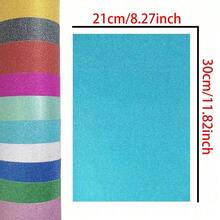 10/20/40pcs Multi-Color Glitter Card Paper, High-Quality Shiny Card Paper, A5 Glitter Paper For Arts & Crafts, Card Making, Scrapbooking DIY Projects - Multicolor - View 3