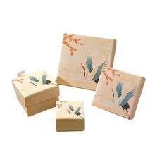 Hộp đựng trang sức bằng giấy thiết kế độc đáo theo phong cách Trung Quốc, hộp quà tặng đựng bông tai, vòng tay, dây chuyền, kẹp tóc. - Phi hạc Xiangyun - Xem 7