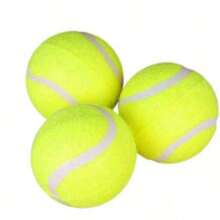 4 quả bóng tennis tương tác cho chó, được làm từ chất liệu cao su đàn hồi cao. - màu xanh lá - Xem 9