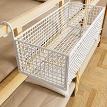 1 pièce Étagère de rangement de chevet - Design à grille ouverte économisant l'espace, structure en porte-à-faux robuste, convient pour le dortoir, la chambre, le bureau - Parfait pour les petits espaces et une vie rangée, rangement mural et organisation de la chambre, essentiel pour le dortoir, design minimaliste - Multicolore - Voir 13