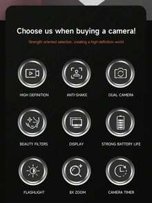 M26 CCD Digital Camera, 700mAh Battery, High Definition Digital Camera, Travel Essential, Point-And-Shoot Camera, Compact Camera, Portable Camera, Lightweight Design, Fashionable Camera, Reliable Performance, USB Interface, Suitable For Travelers And Photography Enthusiasts, Comes With 64GB Storage Card - View 11