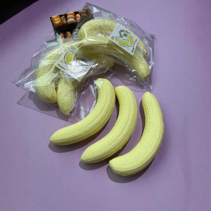 香蕉味柔软慢回弹减压玩具,捏捏乐,办公礼物,缓解焦虑 - 彩色 - 查看 1