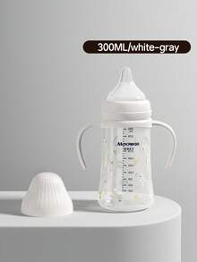 1pc Baby Wide Mouth Rabbit Design Anti-Drop Anti-Colic Feeding Bottle, Suitable For Infant Feeding - Multicolor - View 13