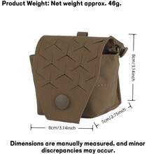 Tactical MOLLE Utility Pouch, Multi-Functional EDC Bag For Hunting Gear, Adjustable Duty System For Vest & Backpack - Multicolor - View 3