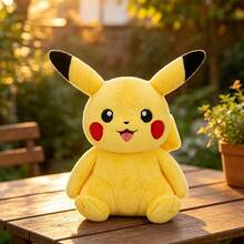 Miniso Pokémon Pikachu/Rowlet/Charmander/Piplup Cheerful Doll,Embroidery Details & Smooth Edges, Lightweight & Portable, Great For Daily Companion, Travel & Surprise Gift Giving(1 PC) - Multicolor - View 7