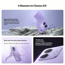 OPPO A3i: Drop And Water Resistant, 5100mAh Large Battery, 45W Flash Charging, 120Hz High Refresh Rate, 5G Smartphone - Multicolor - View 9