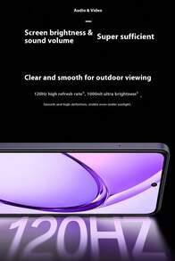 OPPO A3i: Drop And Water Resistant, 5100mAh Large Battery, 45W Flash Charging, 120Hz High Refresh Rate, 5G Smartphone - Multicolor - View 5