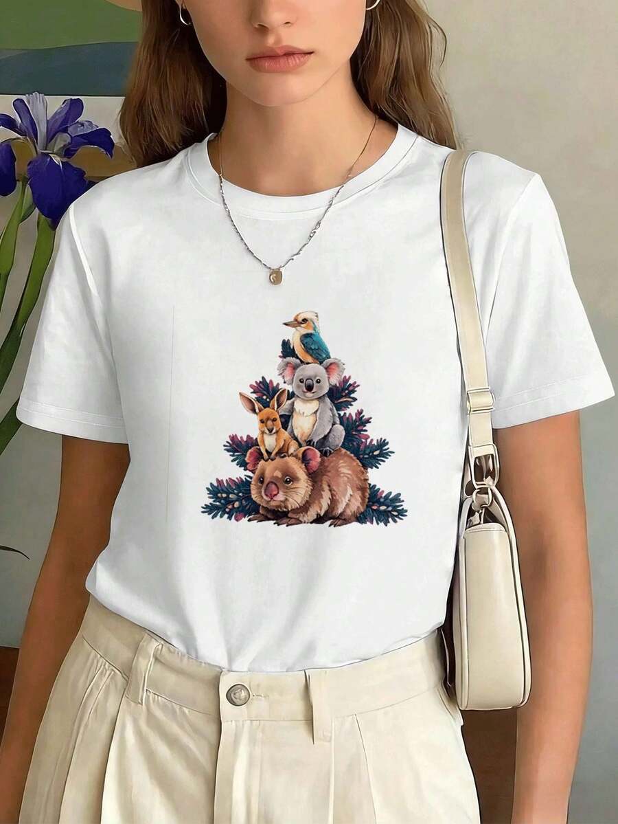 Women T-Shirts - White - View 1