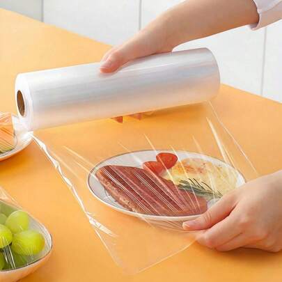 3 cuộn màng bọc thực phẩm, màng bọc thực phẩm gia dụng tiết kiệm dùng cho trái cây, bánh mì sandwich, bảo quản thực phẩm tái sử dụng, bảo quản trong tủ lạnh, sản phẩm bảo quản nhà bếp, đồ dùng gia đình, trang trí nhà cửa