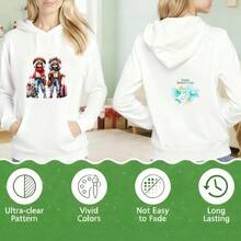 27PC DIY Mother's Day ironing applique patch, 18cm/7.08in,  Happy Mothers Day Mom Love Flower Heart Rainbow Owl Cat Butterfly Girl Mother Daughter Family Cute Cartoon , Easy Heat Transfer for Clothing, T-Shirts, Jeans, Backpacks, Hats & Pillows,  Washable Stickers Perfect for Casual Style - Zufälliger Stil - Übersicht 3