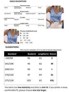 Sequin V-Neck Sleeveless Top, Elegant Tank Top For Spring And Summer Casual Vacation - Blue - View 3