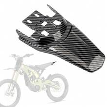 Motorcycle Rear Mudguard Fender Carbon Fiber For Surron Light Bee X E-Bike Wheel Splash Guard Modified Decor Protector Accessories - A - View 3