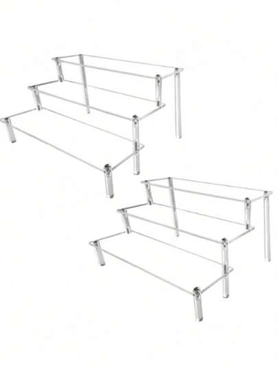 Giá trưng bày acrylic, 1 ống acrylic trong suốt dùng để trưng bày nước hoa, mỹ phẩm, bánh cupcake và các món tráng miệng, 1/2/3 tầng (một tầng rộng khoảng 20cm, 2/3 tầng rộng khoảng 30cm)