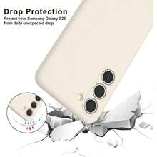 适用于 Galaxy A56 A26 A36 A16 A06 A55 A35 A25 A15 A05 A54 A34 A17 A07 A22 A32 A52 A53 A71 的软液态硅胶手机壳，适用于 Galaxy S26 Ultra S25 S24 S23 S22 S21 S20 S10 Plus FE 等机型。 - 古董白 - 查看 4