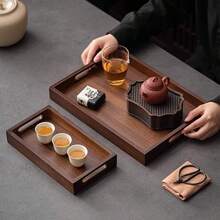 1 个带把手的竹制托盘，可用作早餐托盘、床上托盘，适合早餐、晚餐、客厅用餐 - 开学季 - 多色 - 查看 6