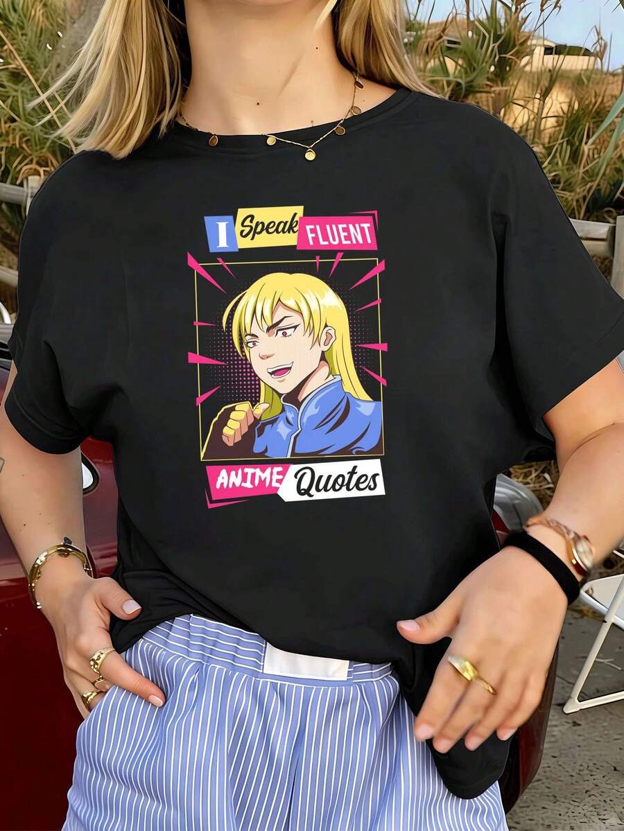 Women T-Shirts - Black - View 1