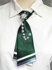 1 chiếc dao hình bông tuyết không cần thắt cà vạt, phong cách thường ngày, đường phố, phụ kiện chụp ảnh tốt nghiệp. - Nhiều màu - Xem 10