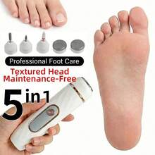 Kikir Kaki Elektrik Isi Ulang, Set Perawatan Kaki Portabel, Pengisian Daya USB, Untuk Perawatan Kaki yang Halus, Memoles Kuku, Manikur, Pedikur, Penggosok Berdiri dan Seni Kuku DIY - View 2