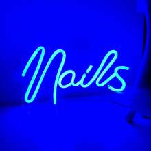 1pc Nails Neon Light Sign, USB Or Battery Powered, Nail Neon Light Sign, Fragrance-Free, Suitable For Nail Salons, Beauty Rooms, Bedrooms, Hair Salons, Indoor And Outdoor Use, Bars, Valentine's Day, Children's Day, Mother's Day, Christmas And Other Holidays Decoration, Perfect Gift For Birthday And Christmas - White - View 29