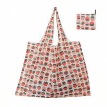 1pc Supermarket Shopping Bag,Reusable Grocery Bags- Large Capacity Foldable Grocery Tote With Adjustable Shoulder Strap, Leak-Proof Design & Compact Storage For Daily Use, Multiple Colors Available ﻿ - MultiWarna - View 2
