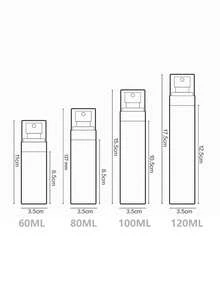3pcs/Set 60ml/80ml/100ml Refillable Travel Bottles, Pump Spray Bottles, Toner Mist Sprayer, Lotion Empty Containers - Multicolor - View 4