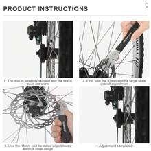 Llave de corrección de frenos de disco para bicicleta de carretera, herramienta de ajuste y reparación, herramienta de alineación y enderezamiento de rotor de freno para bicicleta de montaña. - tipo B - Ver 7