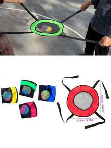 1 Set Dual-Player Interactive Toss And Catch Game, Suitable For Family Outdoor Entertainment And Sports, Can Be Used Indoors/Outdoors - Multicolor - View 4