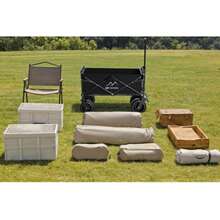 New Outdoor Camping Wagon, Foldable Large Capacity Utility Cart For Travel - Multicolor - View 4