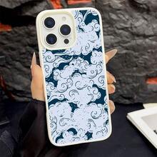 マグネット式黄ばみ防止 | 高級感あふれる2in1アクリルマグネット式スマホケース！スタイリッシュで手触りも良く、実用的な保護機能とマグネット式・耐衝撃設計を融合させた、高級感あふれるケースです。 雲柄ケース  11  17e 手机壳  17e 手机壳 家族、恋人、友人、そして子供たちへのプレゼントに最適です。  12 Pro/17/16e/11 Pro/17 Pro Max/12 Pro Max/12/14 Pro Max/Apple  Air/14 Pro/17 Pro/15 Plus/17e/16 Pro/16 Plus/13 Pro Max/14 Plus/14/16 Pro Max/ 13 pro/15 Pro Max/13/16/15/15 Pro/11 Pro Max - ホワイト - チェックする 11