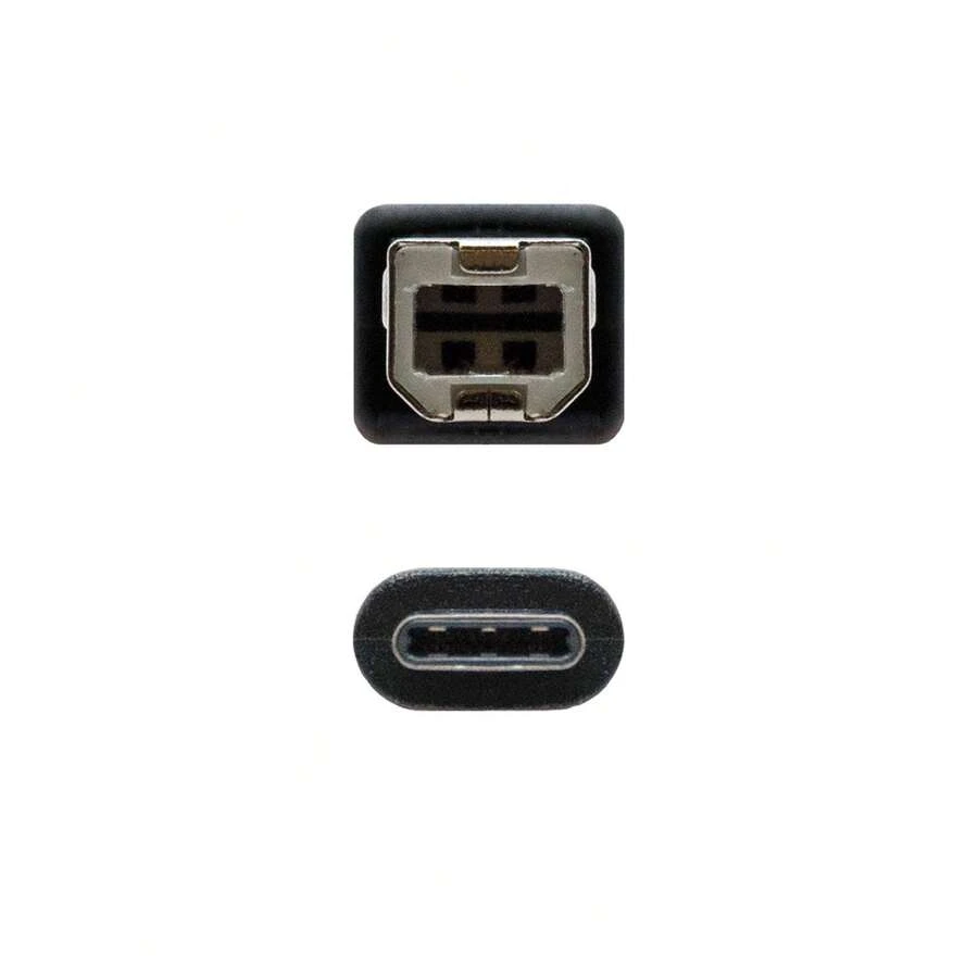 NANOCABLE Cavo da USB 2.0 B a USB-C da 1 m - Visualizzare 1