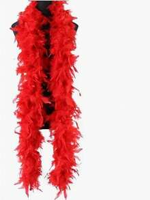 Carnival Feather Boa, Halloween Decorative Feather Scarf, Christmas Tree Ornament Feather Accessory - Multicolor - View 7