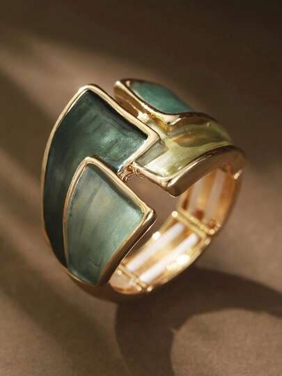 1pc Elegant Ring, Suitable For Women, Ideal For Weddings, Engagements, Anniversary Parties, Valentine's Day Gift