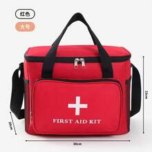 Bolsa de almacenamiento de medicamentos de gran capacidad, portátil, para prevención de epidemias y salud, para viajes, hogar y coche, de uso cruzado en emergencias. - Pino verde pequeño - Ver 11