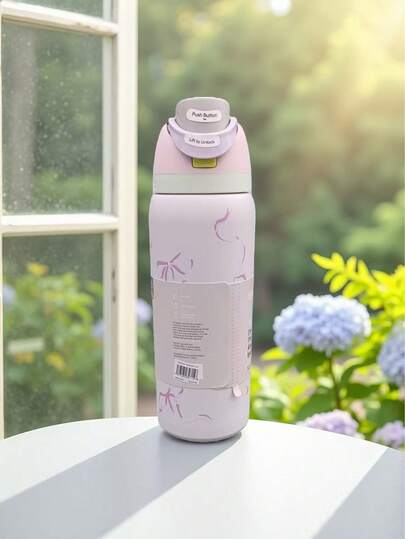 Bình nước giữ nhiệt đa năng bằng thép không gỉ 32oz - Bình nước thể thao chống rò rỉ với nắp hai vòi, ống hút lật và miệng rộng - Giữ đồ uống lạnh trong 24 giờ - Thích hợp cho tập luyện thể dục, du lịch và sử dụng hàng ngày.