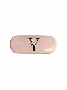 Hard Eyeglass Case With A-Z Letter & Pink Daisy Flower Print, Portable Protective Eyewear Case, Waterproof Dustproof Glasses Storage Box, Suitable For Students Daily Use, Mother's Day Gift, Fits Regular Glasses And Fashion Glasses - Multicolor - View 33