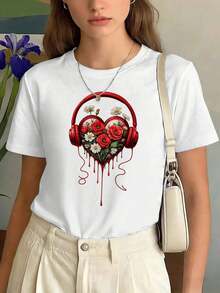 Women T-Shirts - White - View 1