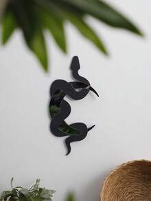 1pc Black Snake Shaped Design Wall Hanging, Moon & Snake Design Hanging Decoration For Home,Home Decor ,Room Decor,Wall Decor Gifts Birthday Graduation - Multicolor - View 10