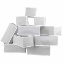 6pcs Drawer/Desktop Makeup Organizer Boxes, Transparent Vanity Organizer Boxes, Anti-Slip Multi-Layer Jewelry & Small Items Storage Boxes, Elegant Storage Boxes, Room Decor, Home Decor, Autumn Decor, Bedroom Decor - White - View 8