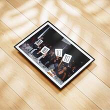 1 pezzo Stampa su tela senza cornice, foto di festa di moda vintage anni '90, cartellone stile retro nightclub con giudice che tiene in mano il cartellino del punteggio 10, decorazione da parete per bar e camera da letto, regalo di compleanno e inaugurazione casa per gli amanti della moda vintage - A - Visualizzare 2