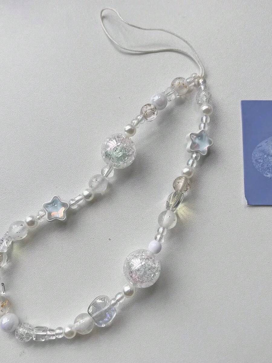 Keychain Making Supplies Jewelry Charms For Bracelets INS High-End Y2K Sweet Hot Girl Cute Handmade Phone Chain CCD Camera Lanyard Beaded Pendant - Clear - View 1