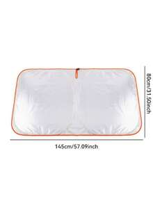 1pc Car Sun Shade, Portable Heat Insulation Sunshade, Foldable Car Interior Sunshade, Easy Installation, Practical Essential Car Interior Accessory, Suitable For Outdoor Use And Travel, Fits All Car Models, Summer Car Accessory - Multicolor - View 7