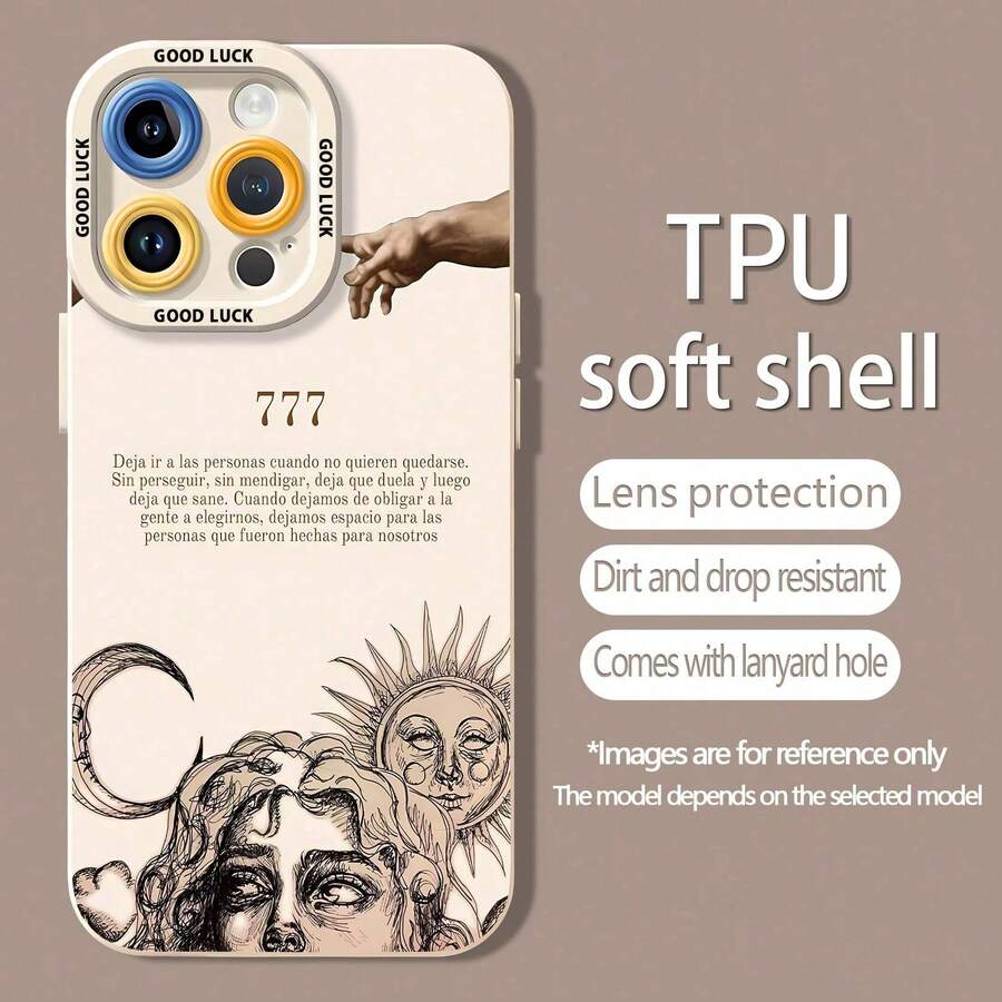Funda elegante y moderna para chicas, compatible con Samsung, Apple, VIVO, OPPO, , Transsion, , y Honor. Fabricada en TPU, ofrece protección contra golpes y caídas. Un regalo ideal para familiares y amigos. - Blanco - Ver 1