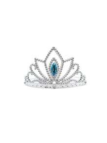 Birthday Party Headband Headpiece, Fairy Tale Princess Crown Headband, Holiday Event Performance Costume Headpiece - Silver - View 9