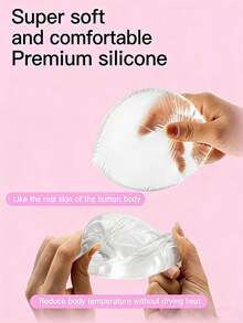 1 Pair Transparent Invisible Breast Lift Tape - Instantly Enhances Bust For Swimwear, Bikini, Beach Wear - Clear - View 2