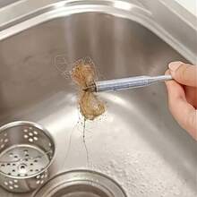 1个管道疏通器，马桶堵塞清除器 - 家用四爪马桶搋子，柔性排水管过滤器，垃圾夹，适用于水槽、管道、马桶、餐厅、酒店等场所，365天可用 - 多色 - 查看 9