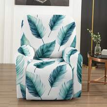 Bộ 4 chiếc bọc ghế thư giãn co giãn toàn diện, bọc bảo vệ ghế sofa in họa tiết, bọc ghế bành bằng vải dày dặn, ghế đơn. - Nhiều màu - Xem 11
